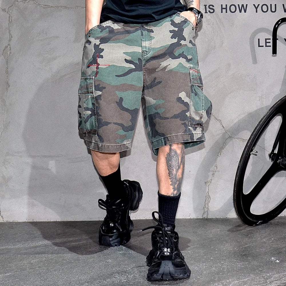 Tactical Camouflage Premium Cargo Shorts