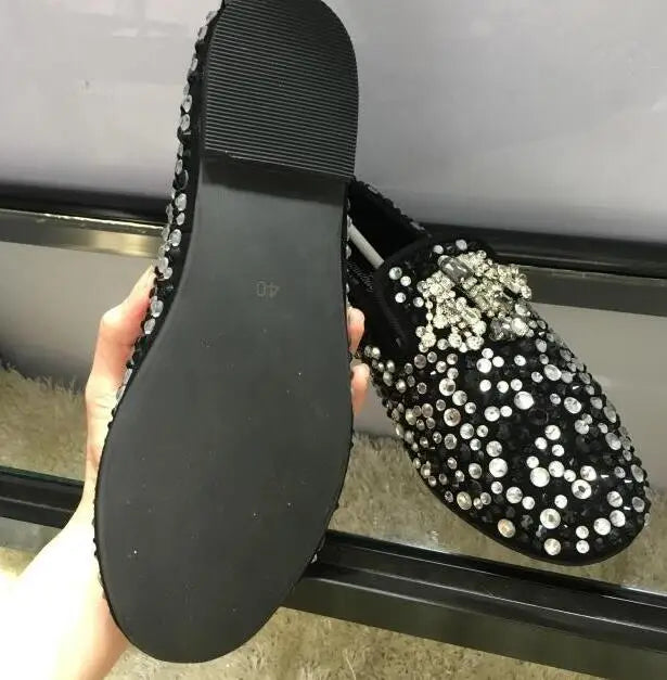 Luxury Rhinestone Style Men's Shoes