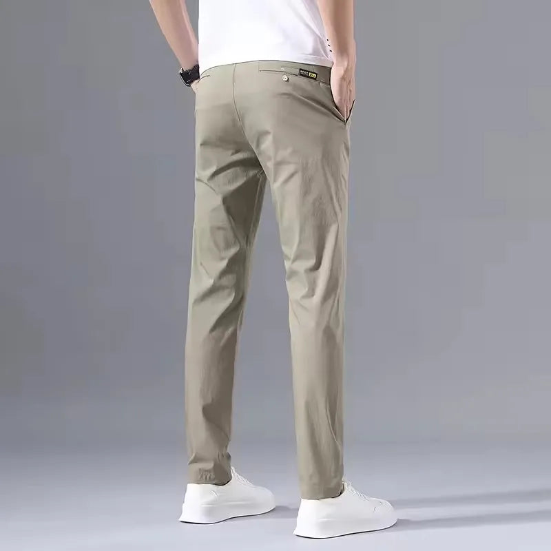 Smart Casual Style Straight Pants