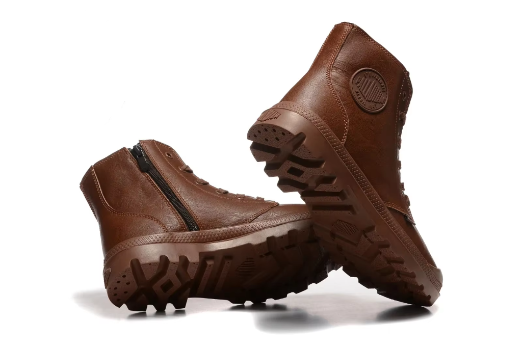 High Top Lace-Up Combat Boots