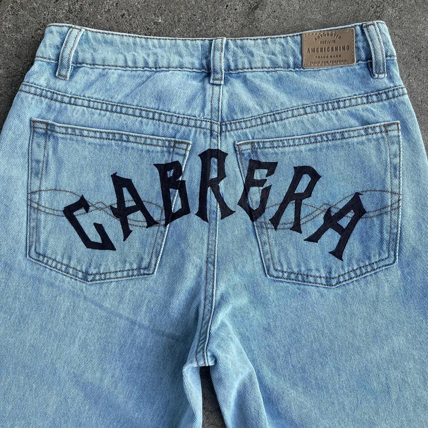 Harajuku Anime Graphic Printed Jeans