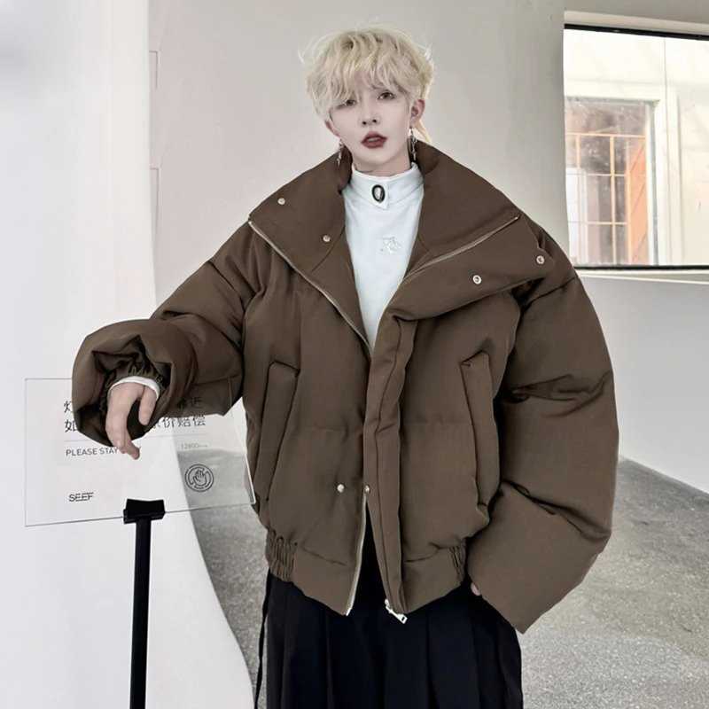 Winter Simple Thick Loose Parka