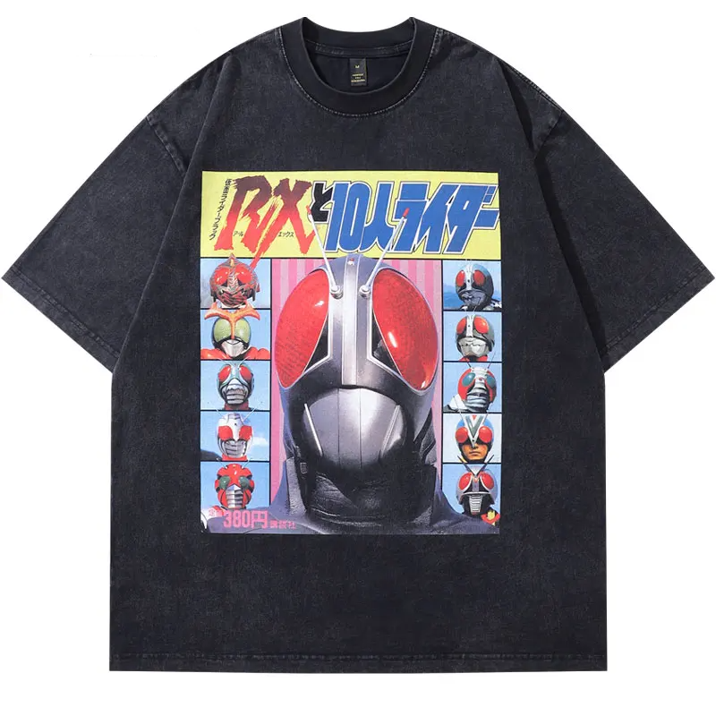 Vintage Anime Black 90s Loose T-Shirt