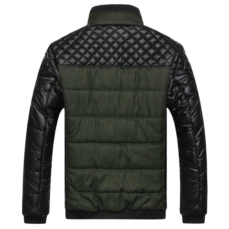 Patchwork Cotton Thick Padded Jackets