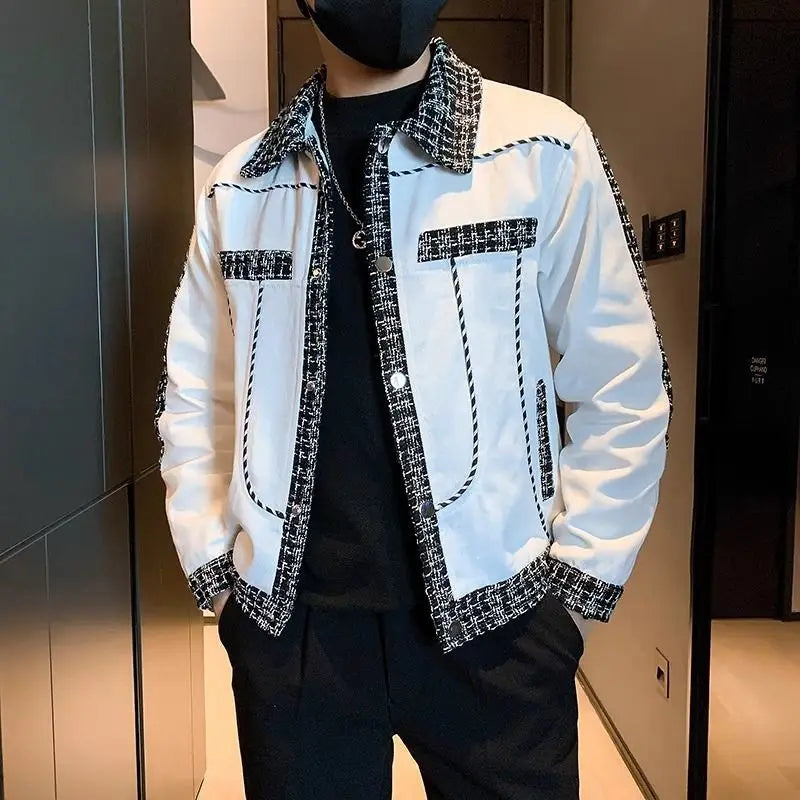 Tweed Urban Stitched Contrast Jacket