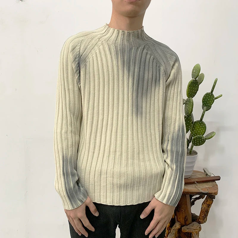 Street Paint Old Slim Fit Knitted Sweater