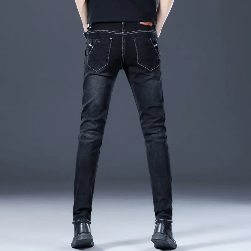 Streetwear Fashion Stretch Slim Fit Jeans