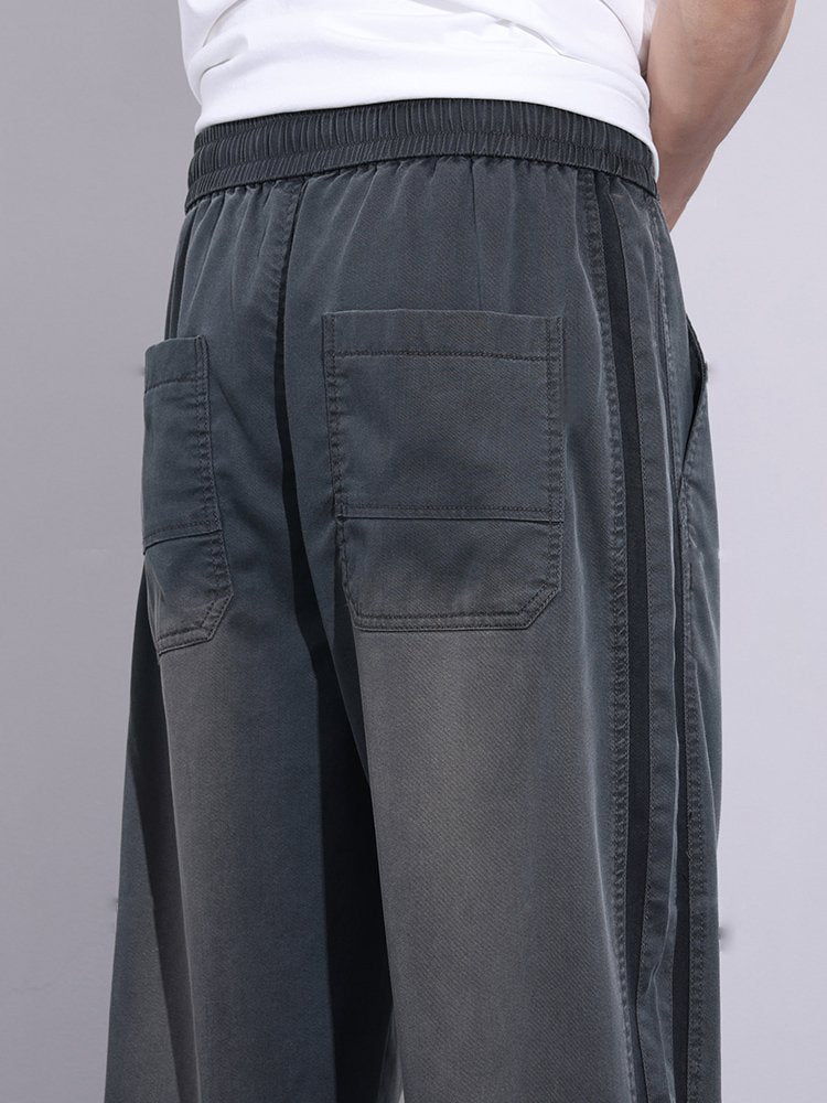 Thin Soft Lyocell Elastic Waist Pants