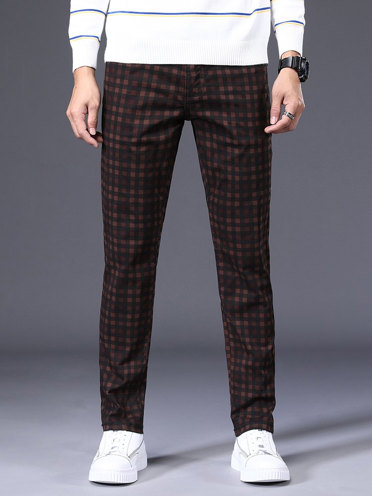 Classics Plaid Regular Straight Pants