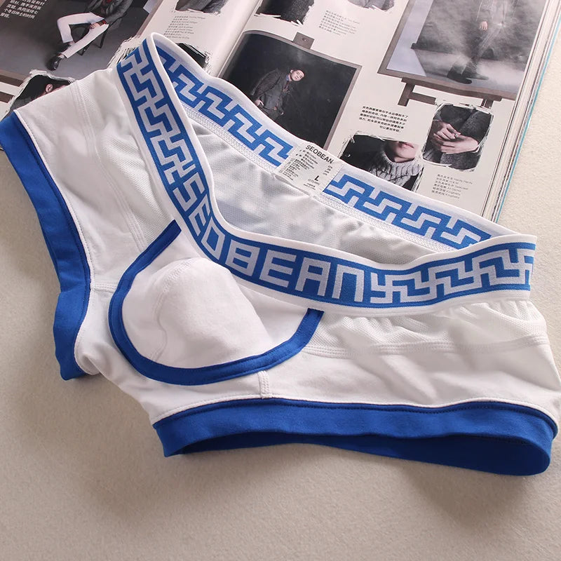 Geometric Printing Low Waist Boxer