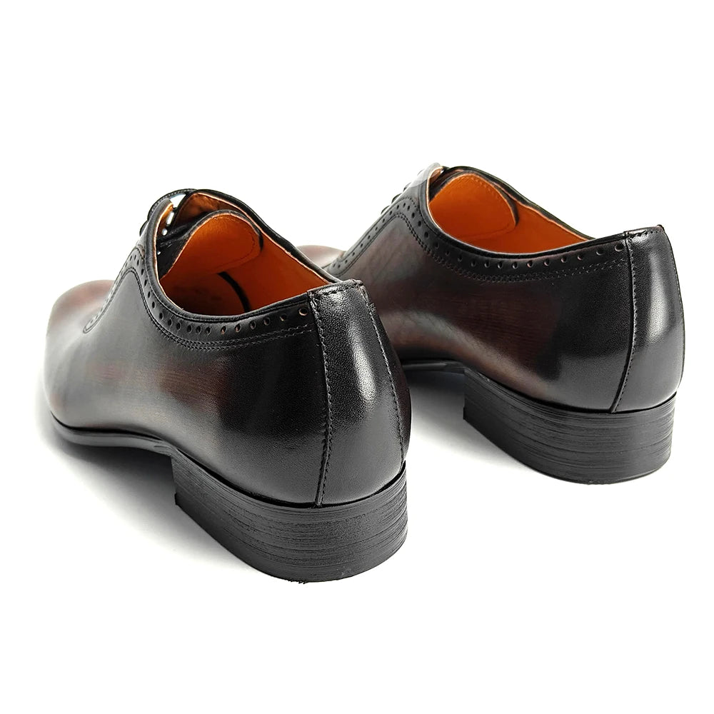 Luxury Men's Genuine Leather Derby Shoes