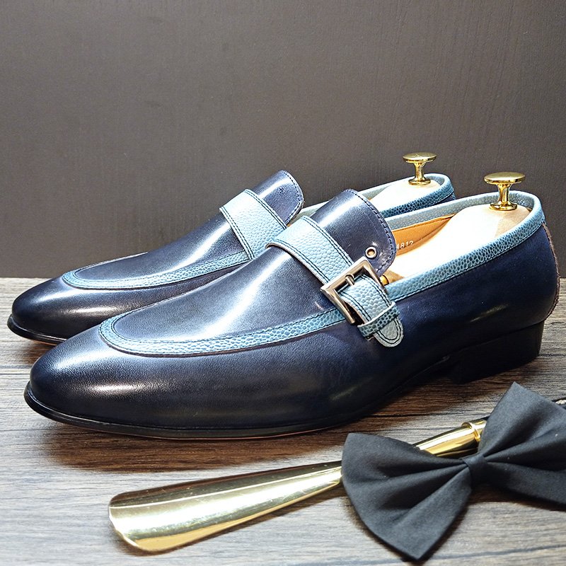 Monk Strap Genuine Leather Loafers