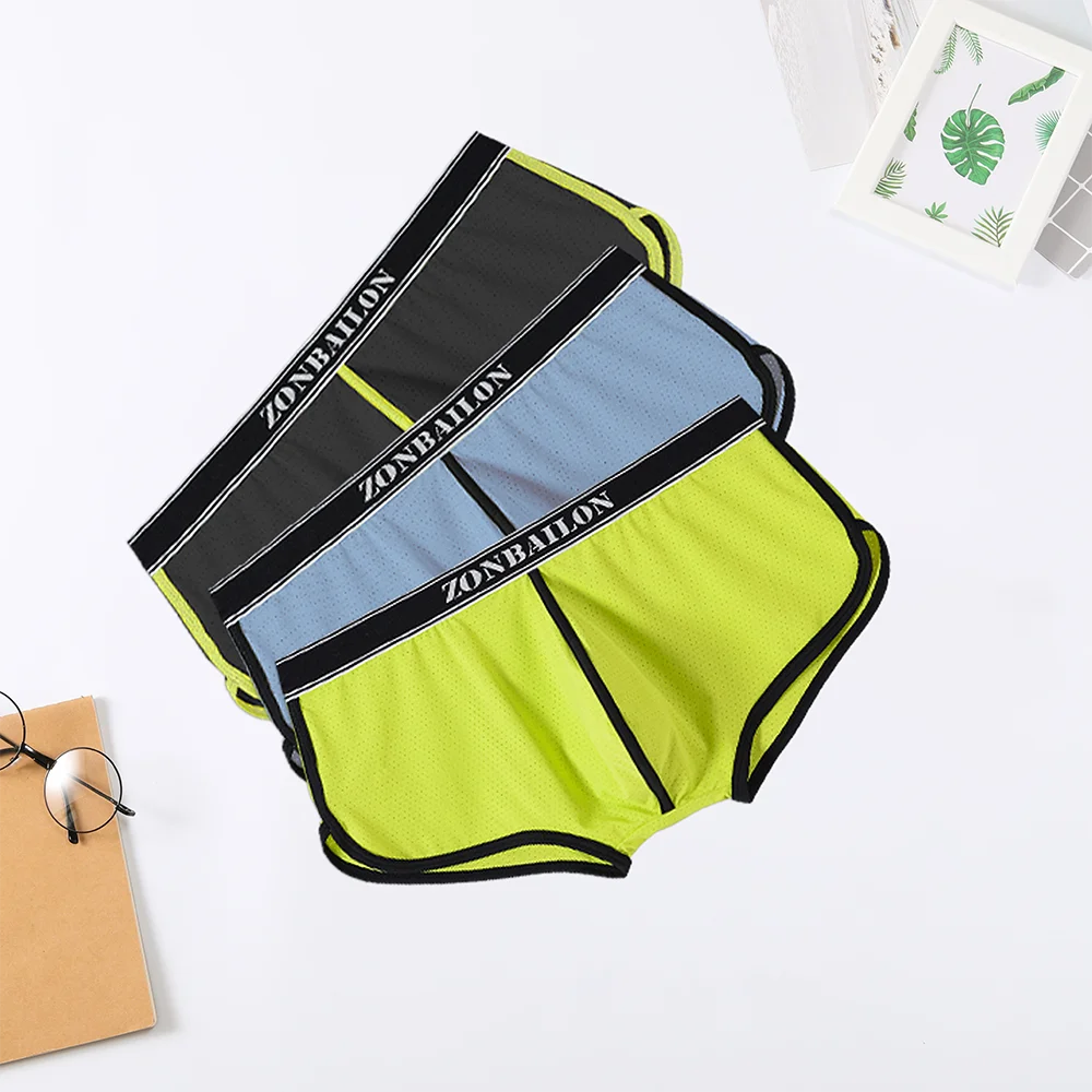 Nylon Slit Loose Breathable Boxer