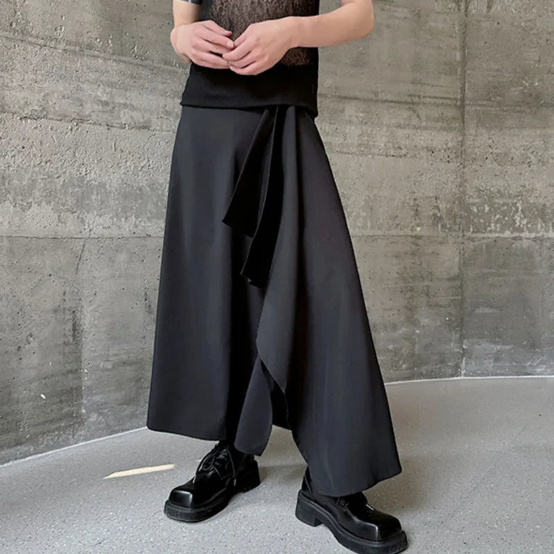 Casual Dark Style Irregular Pants