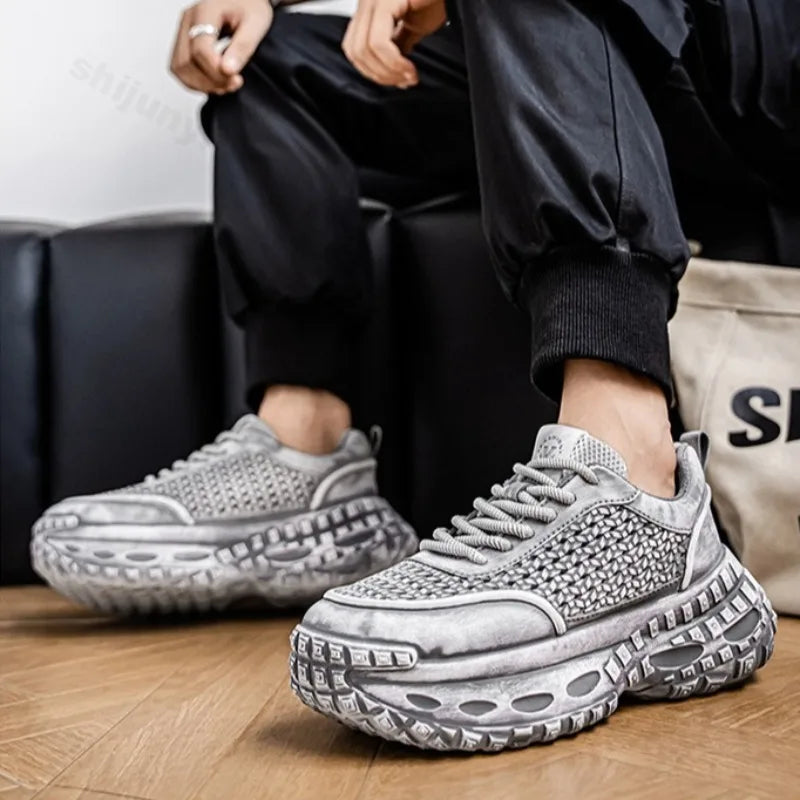 Thick Soled Frontier Adventure Sneakers