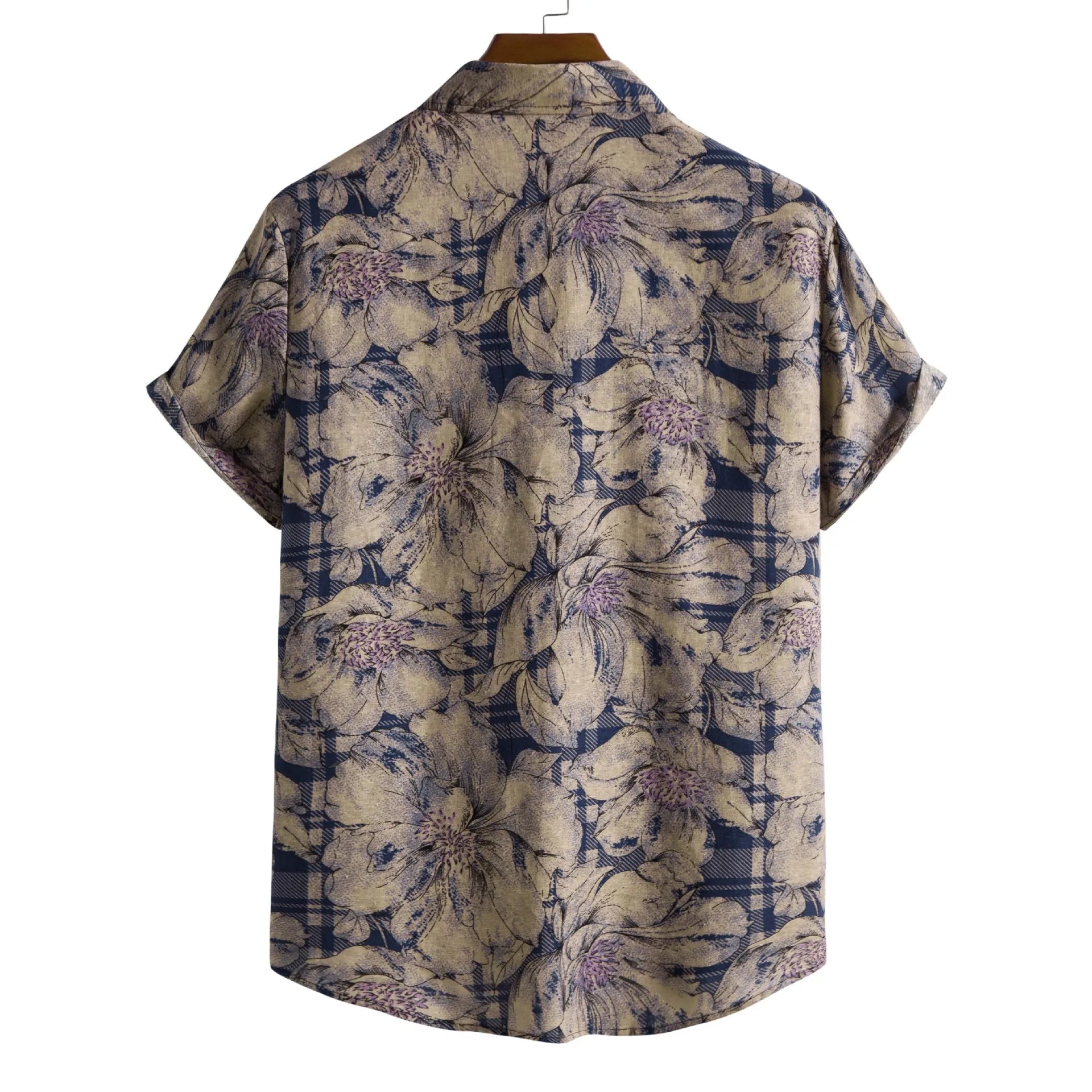 Printed Pattern Single-Breasted Shirt