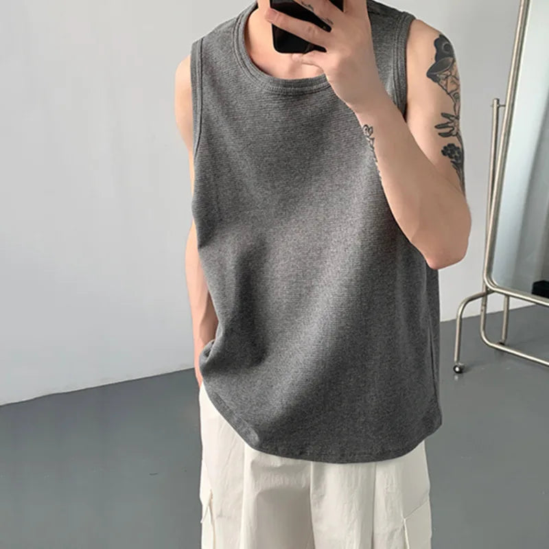 Minimalist Casual Loose Men's Tank Top