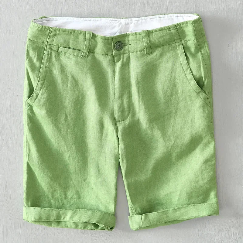 Summer Casual Style Linen Shorts