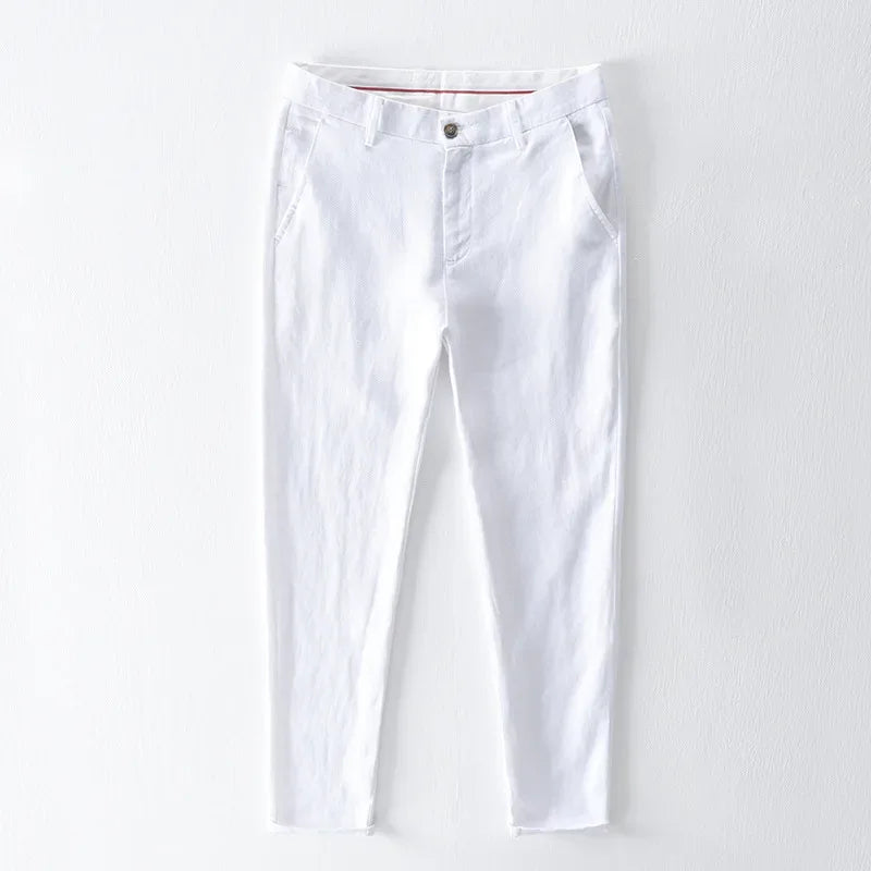 Linen Casual Loose Straight Pants