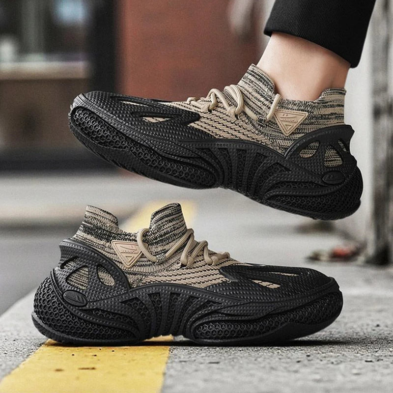 Breathable Mesh Hollow Socks Sneakers