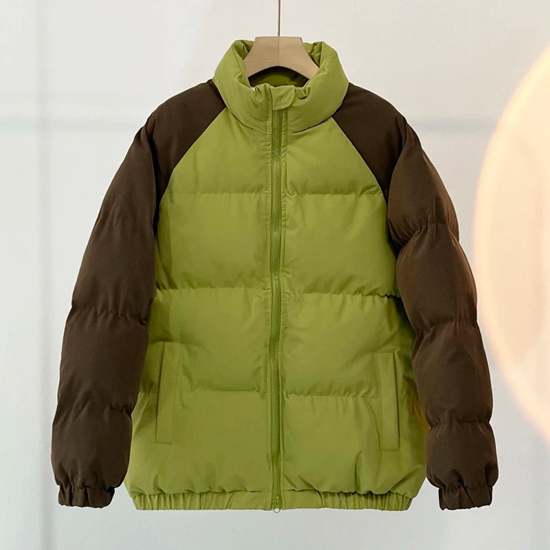 Cotton Polyester Zipper Padded Parka