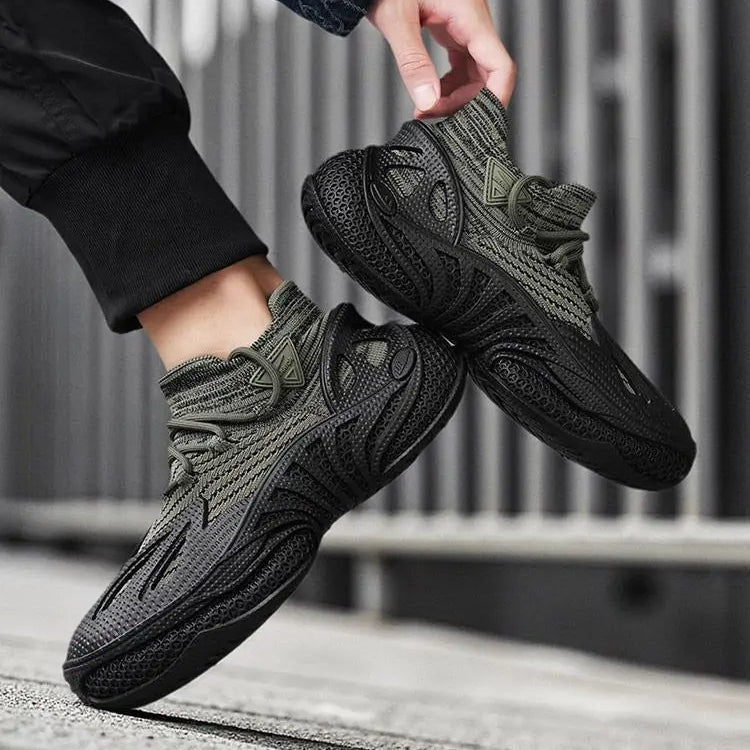 Breathable Mesh Hollow Socks Sneakers