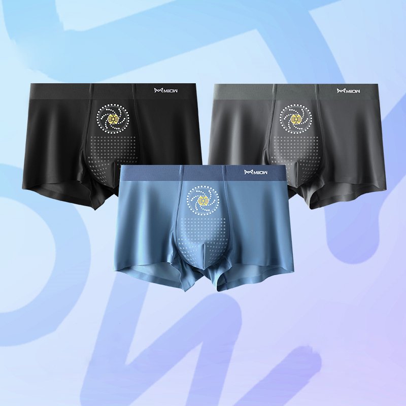 Seamless Sexy Nylon Spandex Boxer Set