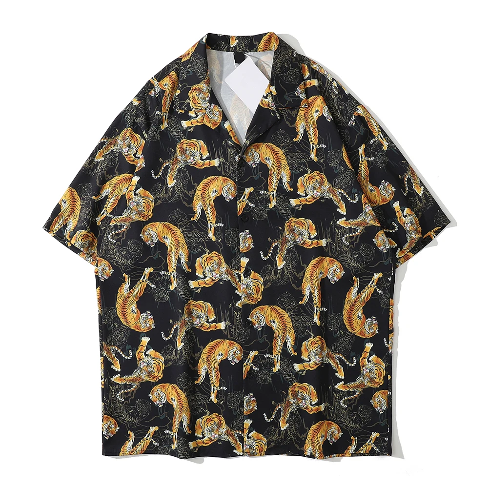 Dark Icon Tiger Print Shirt