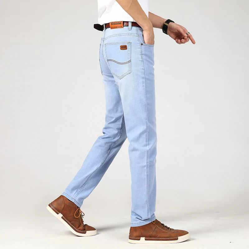 Regular Fit Light Blue Denim Jeans