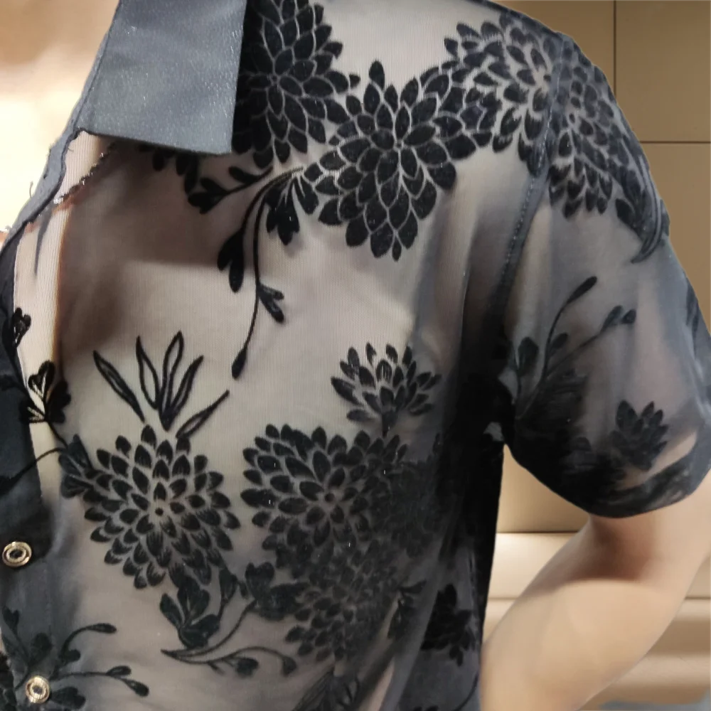 Thin Cool Summer Floral Shirt
