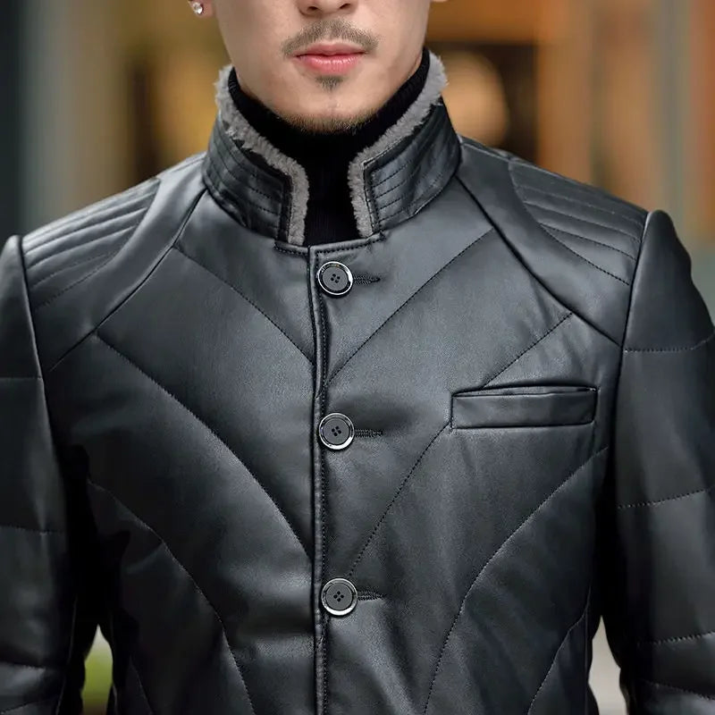 Classic Padded Puffer Sheepskin Coats