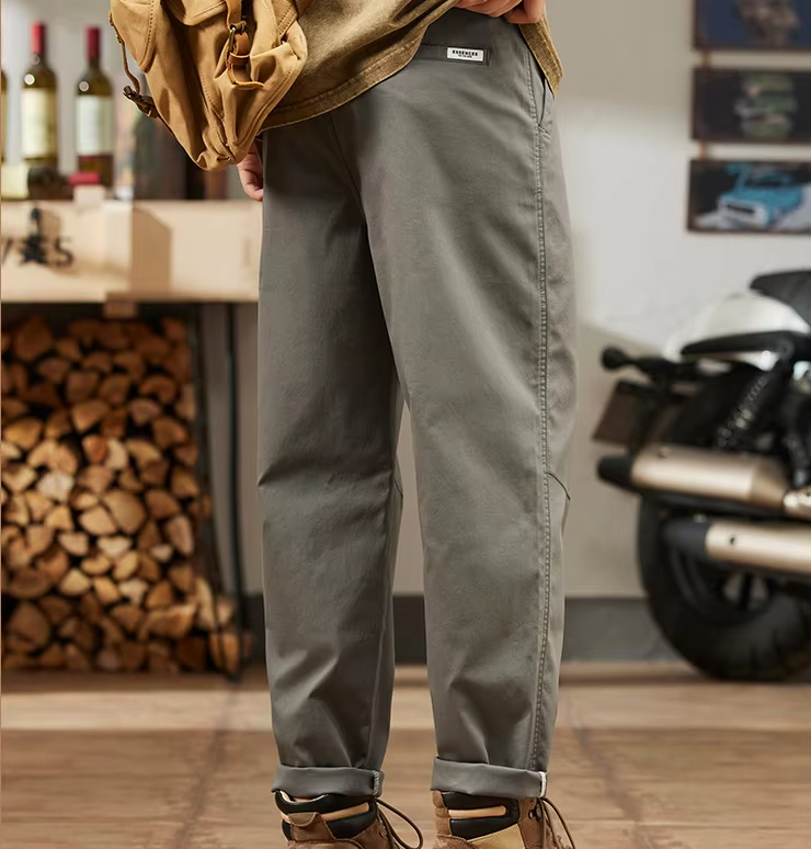 Retro Solid Outdoor Breathable Pants