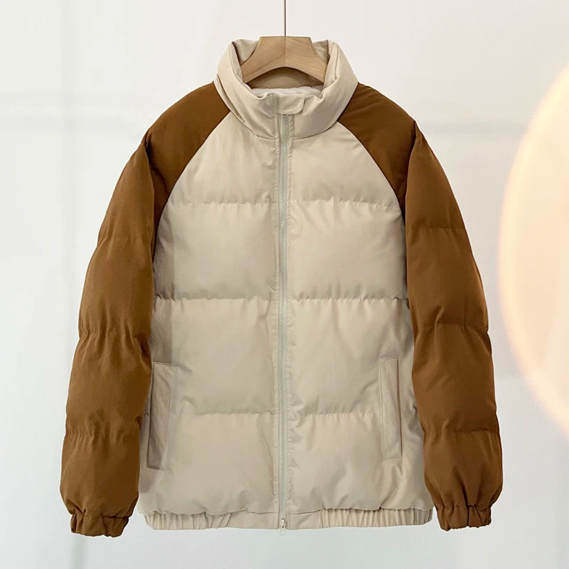 Cotton Polyester Zipper Padded Parka