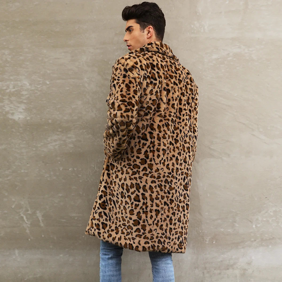 Leopard Faux Fur Winter Loose Coat