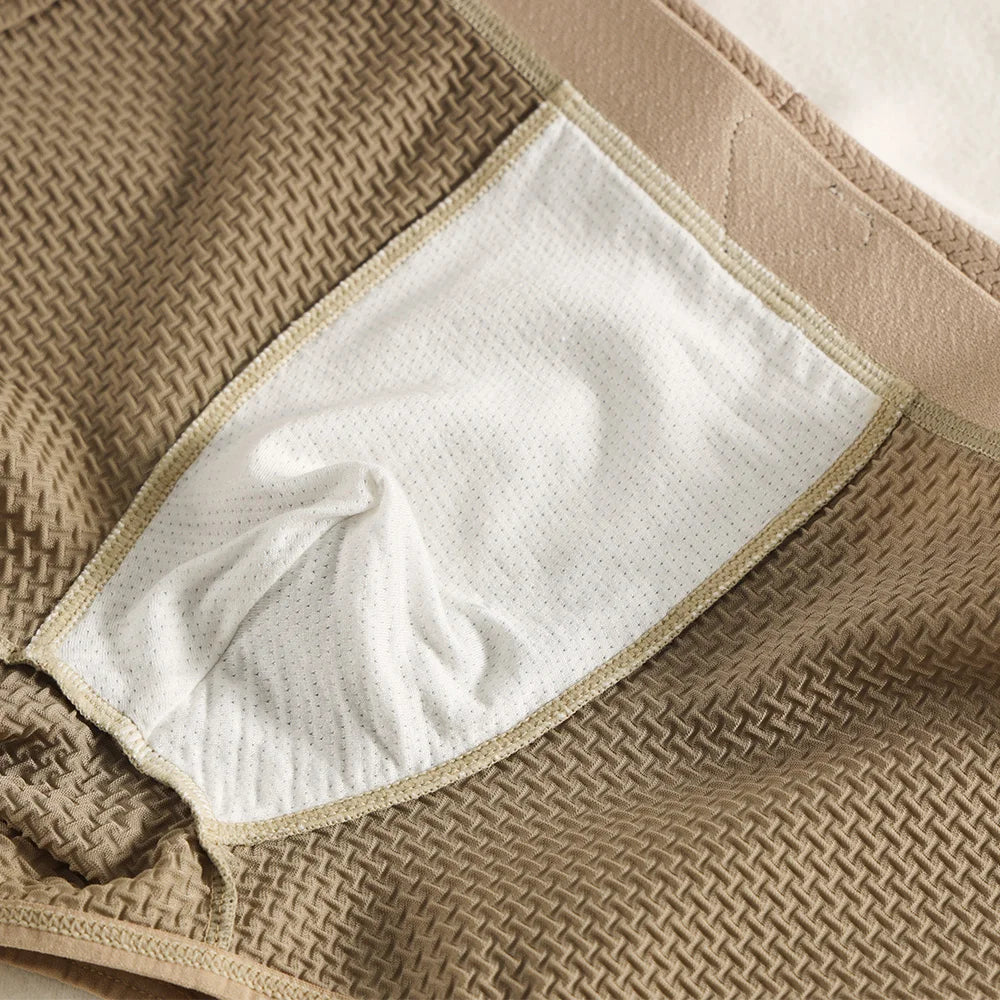 Knitted Plaid Relaxed Fit Boxer Set