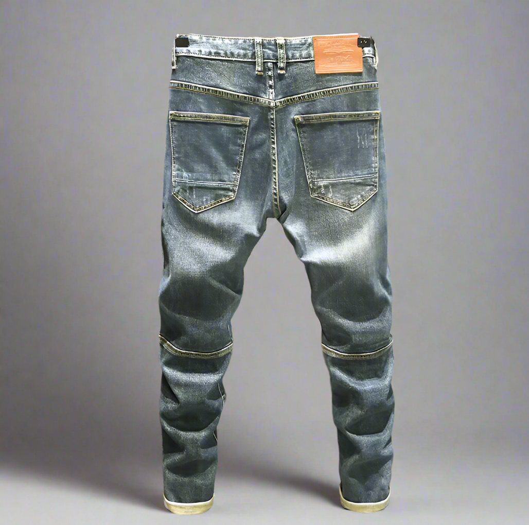 Zipper Fly Casual Denim Pockets Jeans