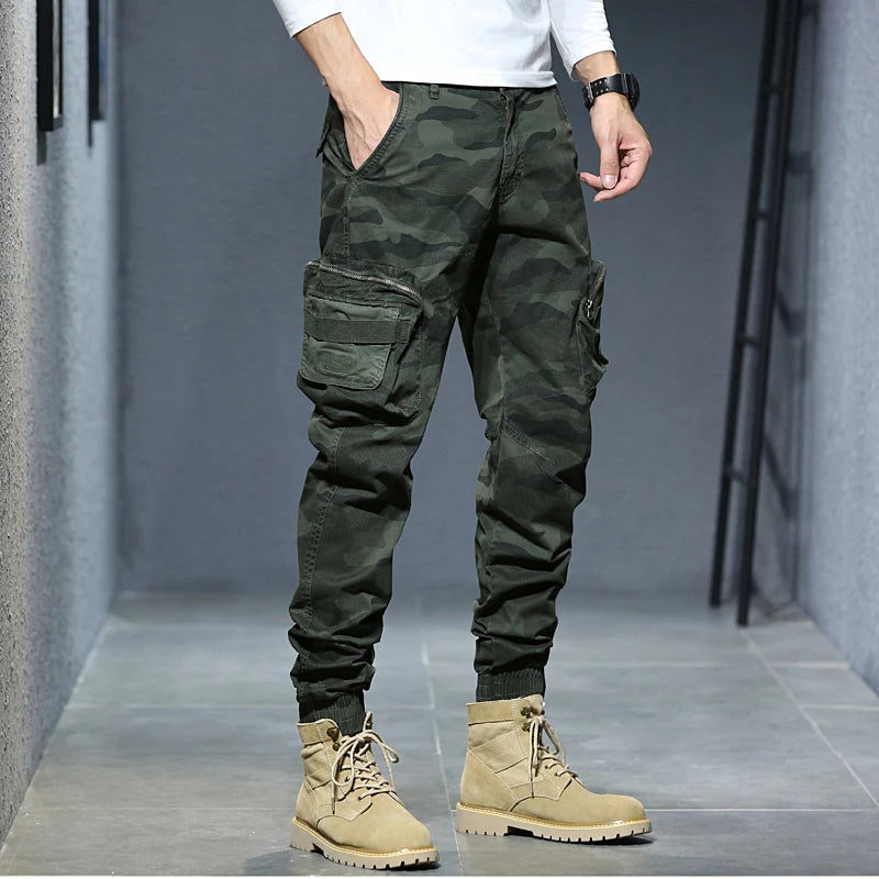 Tactical Camouflage Jogger Cargo Pants