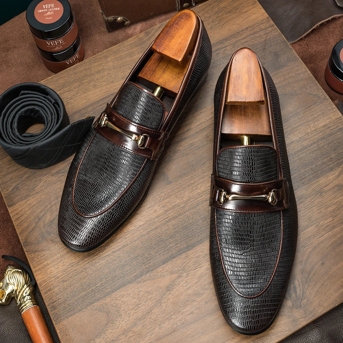 Luxury Handmade Genuine Leather Loafers Shoes