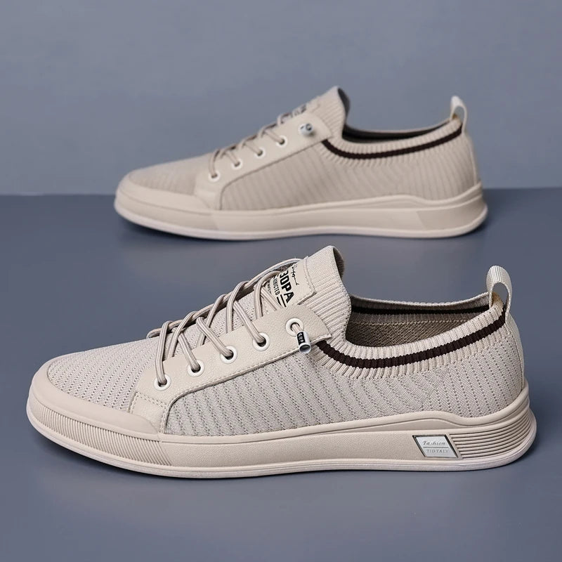 Casual Breathable Solid Cotton Fabric Sneakers