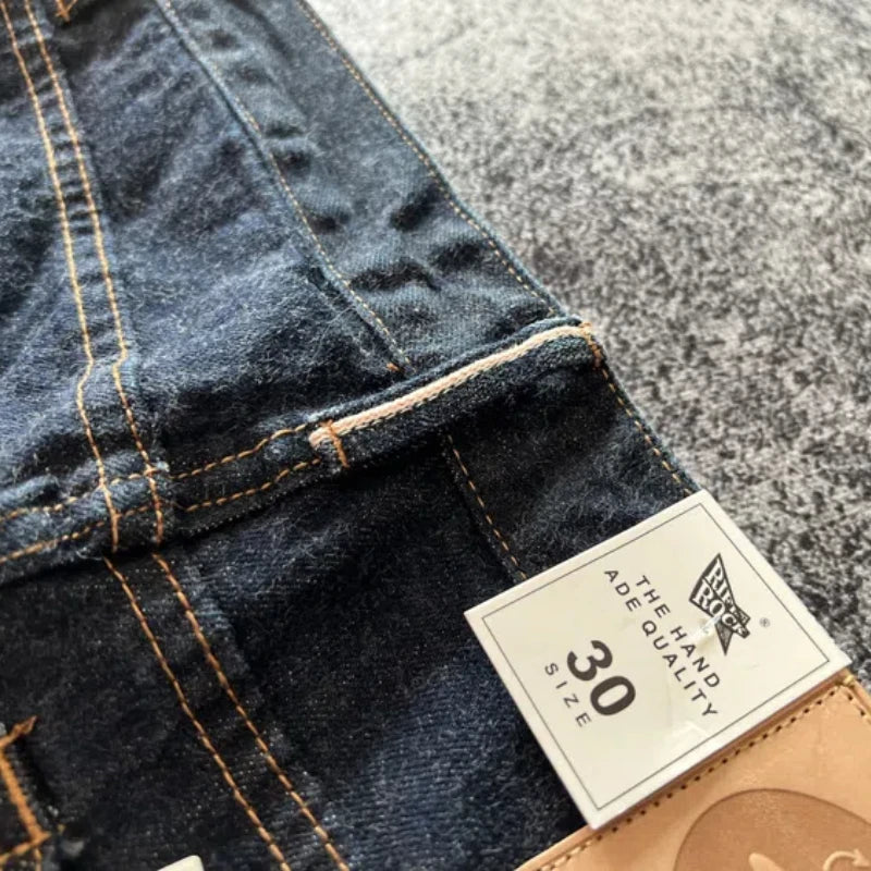 Retro Straight-Fit Solid Jeans
