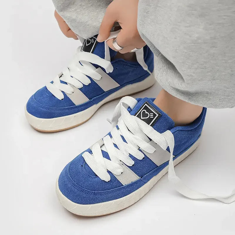 Patchwork Thick Bottom Non-Slip Sneakers