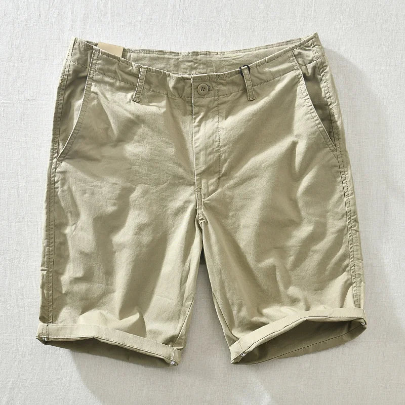 Summer Solid Color Casual Shorts