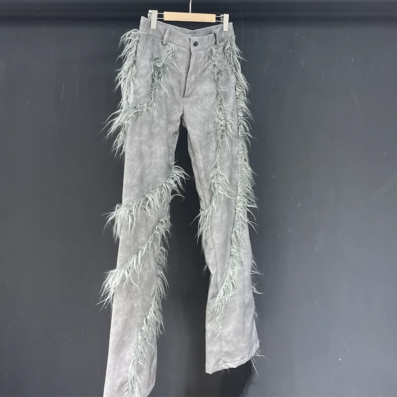 Loose Fringe Decor Casual Pants