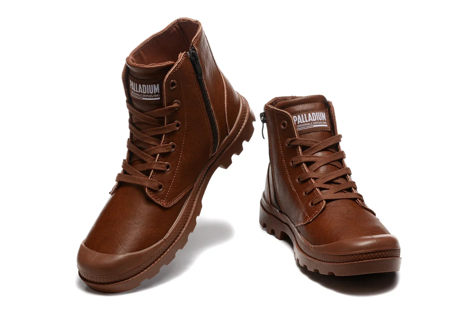 High Top Lace-Up Combat Boots