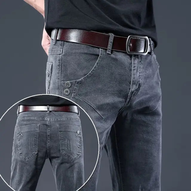 Streetwear Fashion Stretch Slim Fit Jeans