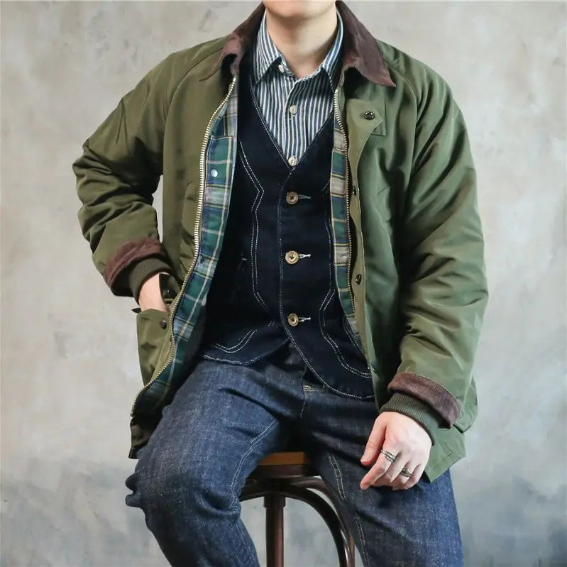 Retro Classic Multi-Pocket Casual Jacket