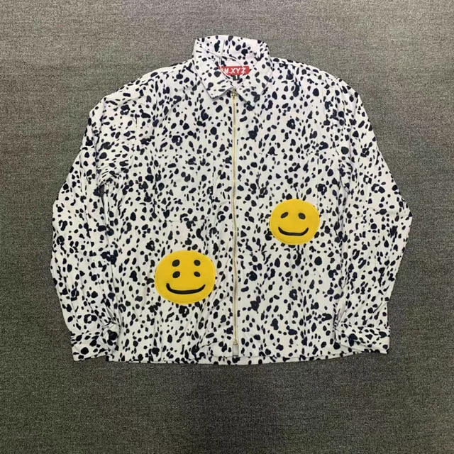 Smiley Patchwork Patterned Jacket