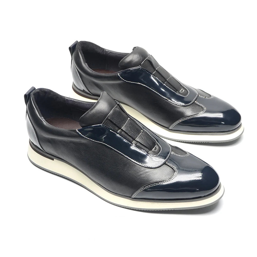 Elastic Band Slip-on Comfortable Men's Shoes