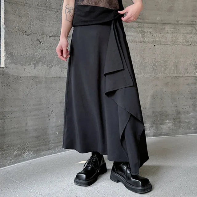 Casual Dark Style Irregular Pants