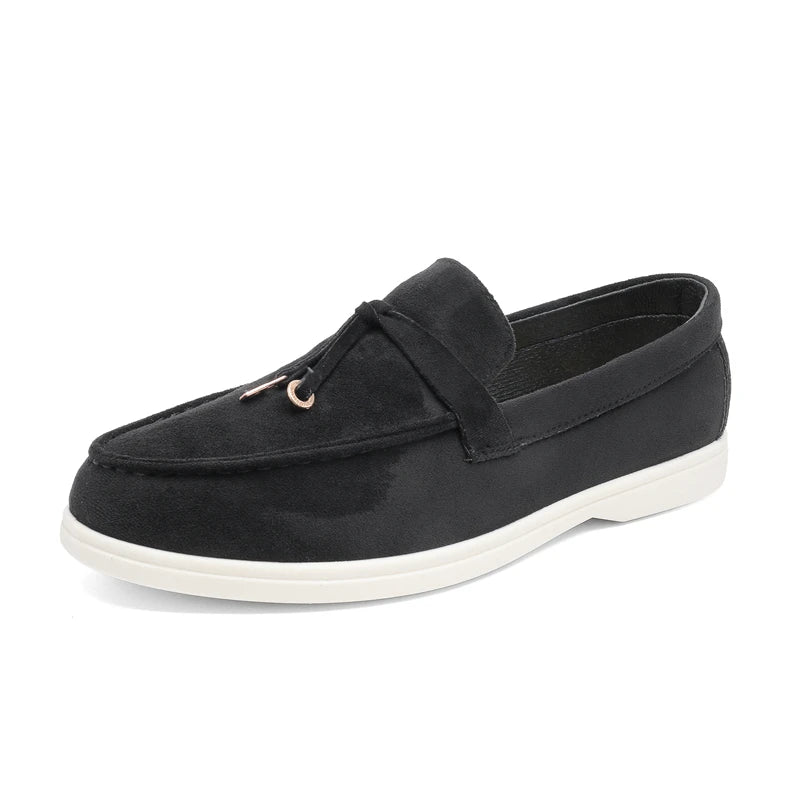 Casual PU Leather Solid Loafers